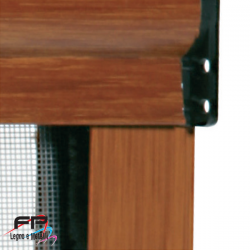 Zanzariera a scorrimento verticale con avvolgimento a molla Candy