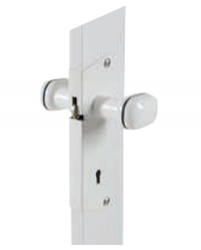 Alluminio Bianco Pomolo in ABS