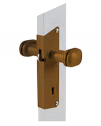 Alluminio Bronzo Pomolo in ABS