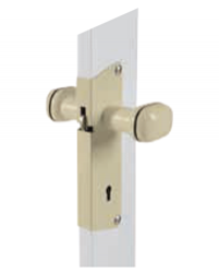 Alluminio Crema Pomolo in ABS