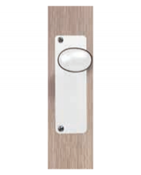 Alluminio Bianco per Apertura Centrale con Pomolo in ABS